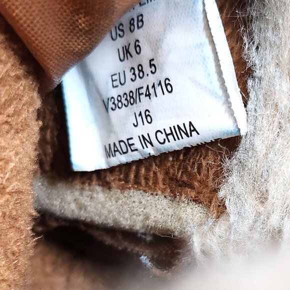 Lands End Womens Insulated Duck Boots With Faux Fur Suede Upper & Rubber Sole - Picture 7 of 8